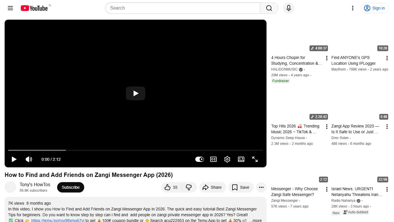 How to Find and Add Friends on Zangi Messenger App (2026) - YouTube