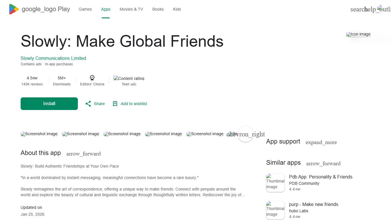 Slowly: Make Global Friends - Apps on Google Play